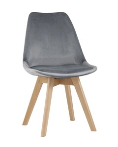 Стул stool group frankfurt велюр серый