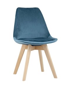 Стул stool group frankfurt велюр синий