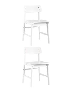 Стул stool group ODEN WOOD WHITE (2 шт.) белый