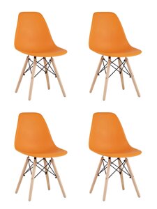 Стул Stool Group Style DSW (4 шт.) Оранжевый