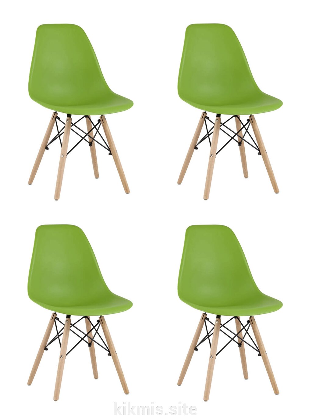 Стул Stool Group Style DSW (4 шт.) Зеленый от компании Интернет - магазин Kikmis - фото 1