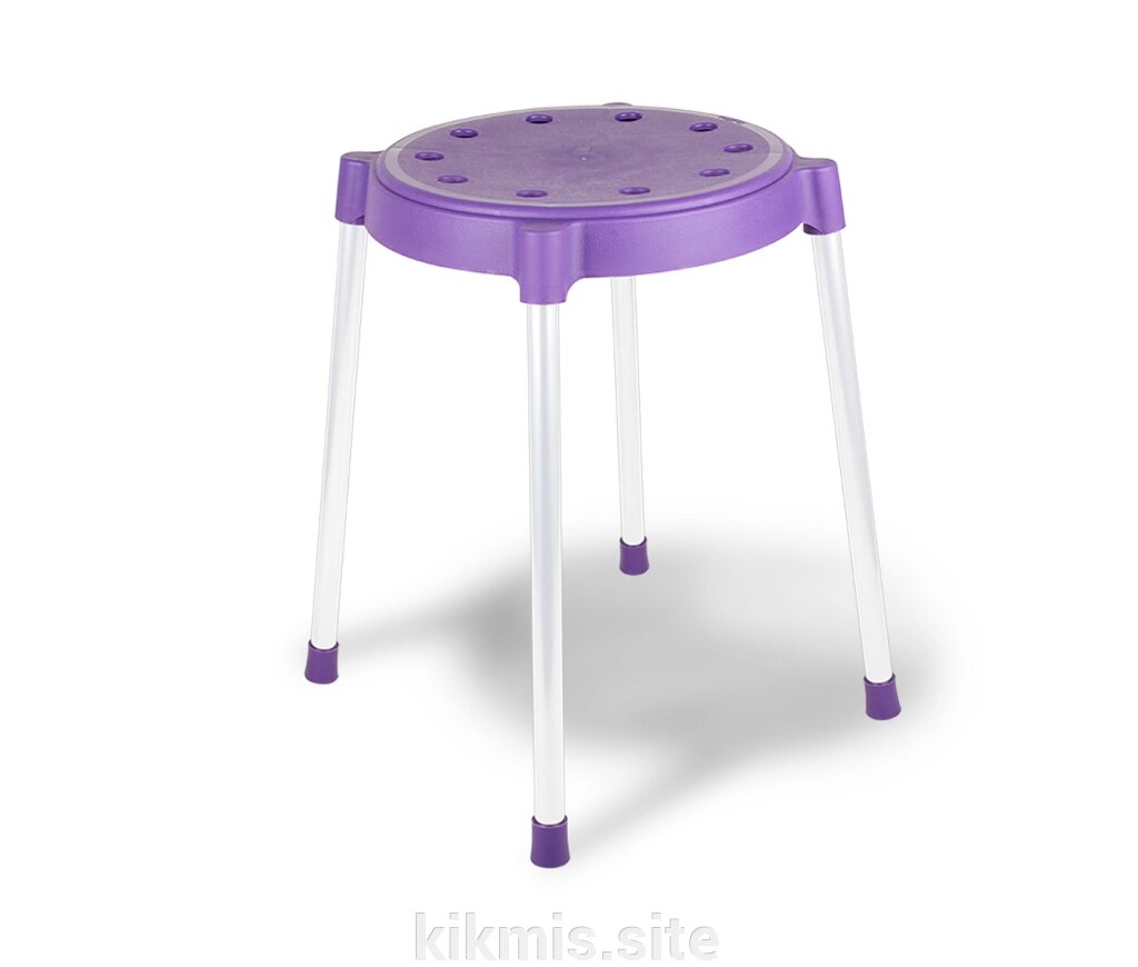 Табурет SHT-S36 фиолетовый/серый от компании Интернет - магазин Kikmis - фото 1