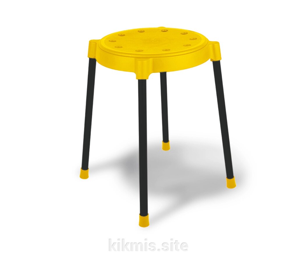Табурет SHT-S36 желтый/черный от компании Интернет - магазин Kikmis - фото 1