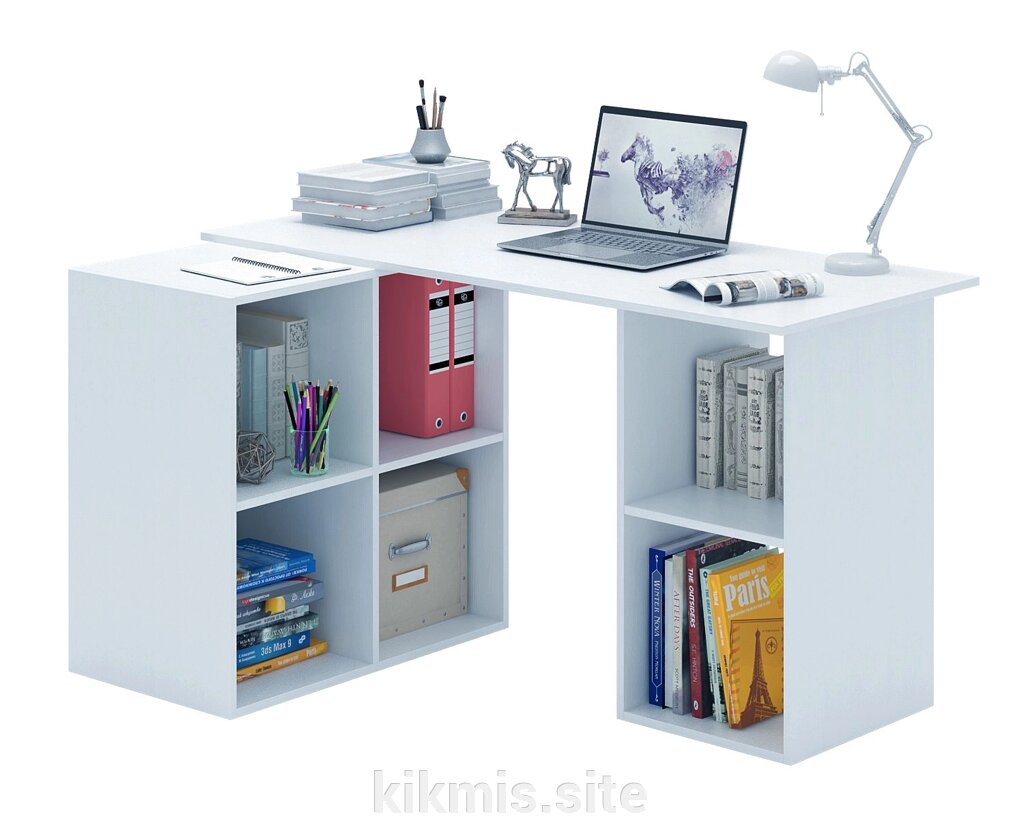Угловой стол МФ Мастер Прайм-75 белый от компании Интернет - магазин Kikmis - фото 1
