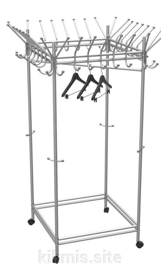 Вешалка гардеробная на колесах Пико 23 от компании Интернет - магазин Kikmis - фото 1