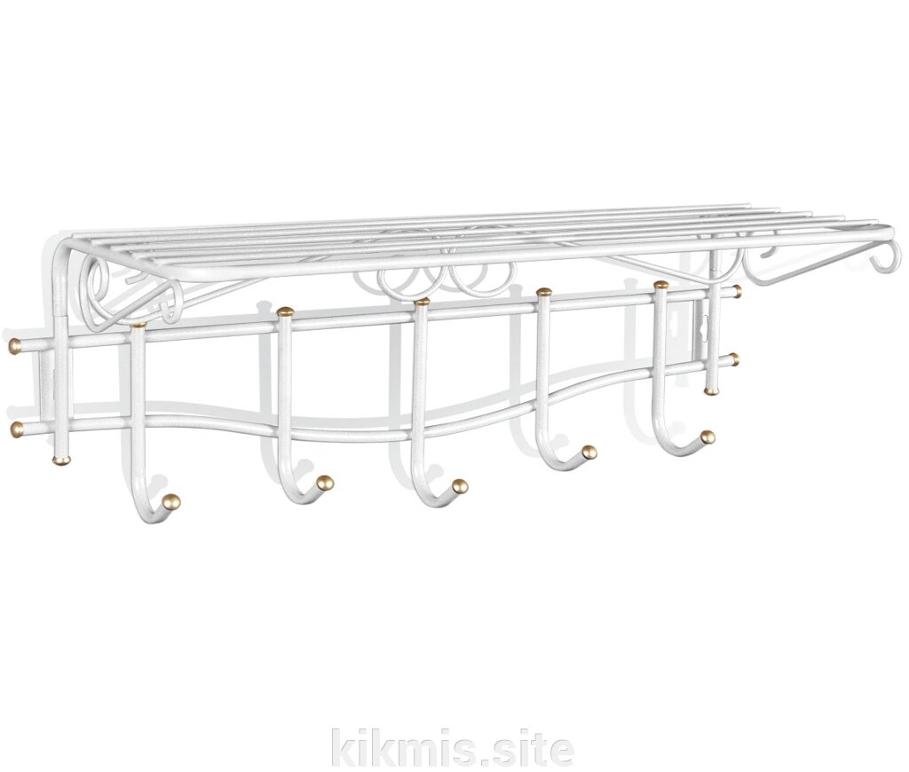 Вешалка Грация 1/5 золотой антик/мет. золото от компании Интернет - магазин Kikmis - фото 1