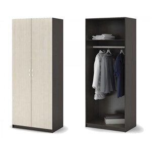 Шкаф для одежды офисный Ш-2 двухстворчатый двухдверный - для общежития, эконом гостиницы, хостела