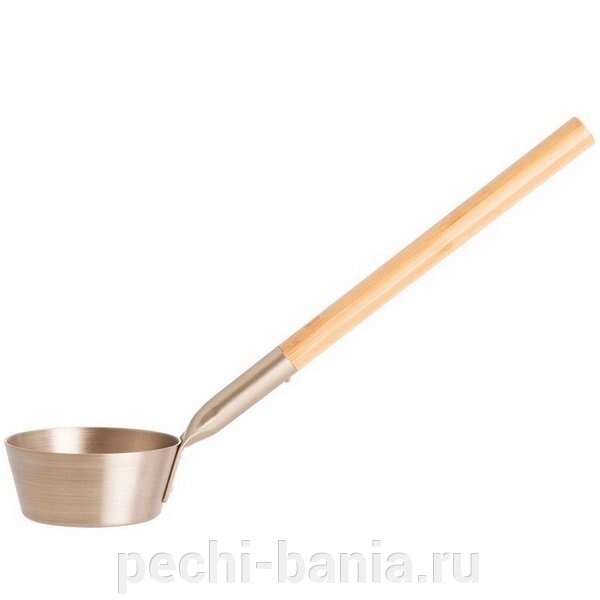Алюминиевый черпак для сауны Tammer-Tukku Rento с бамбуковой ручкой (шампань, арт. 225712) от компании ООО "Ателье Саун" - фото 1