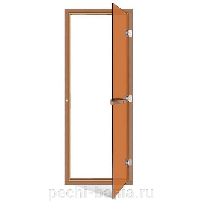 Дверь для сауны Sawo 730 4SGD (7х19, бронза, с порогом, кедр) от компании ООО "Ателье Саун" - фото 1