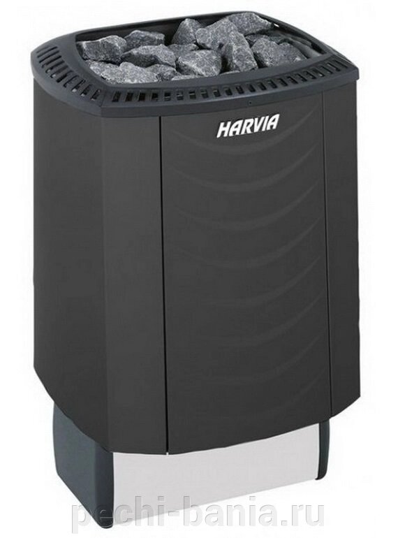 Электрическая печь Harvia Sound M 45 Black (со встроенным пультом) от компании ООО "Ателье Саун" - фото 1