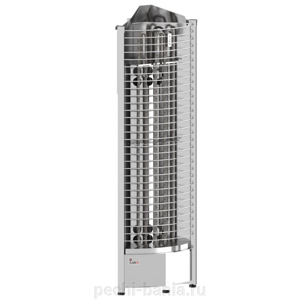 Электрическая печь Sawo Tower TH6 105 NS CNR (без пульта и блока, угловая) от компании ООО "Ателье Саун" - фото 1