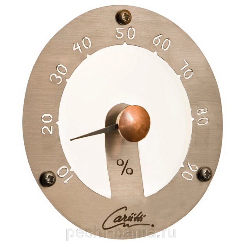 Гигрометр для сауны Cariitti (1545820, нерж. сталь, требуется 1 оптоволокно D=2-6 мм) от компании ООО "Ателье Саун" - фото 1
