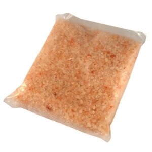 Мелкая гималайская розовая соль 1 кг (крошка, мешок, арт. SGR)