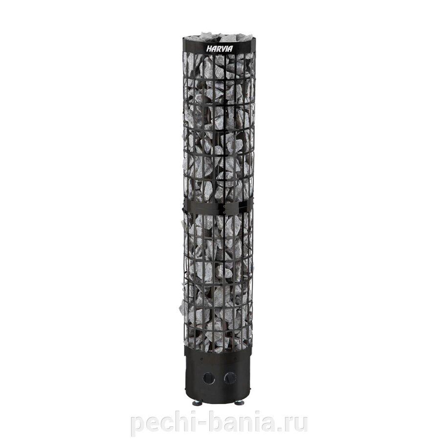 Печь для сауны Harvia Cilindro PC 66 Black (черная, со встроенным пультом) от компании ООО "Ателье Саун" - фото 1