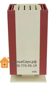 Печь EOS Mythos S 35 9,0 кВт (бежевая с красным, арт. 946098)