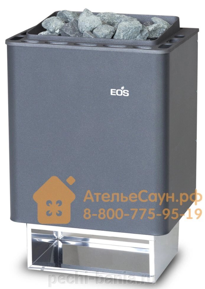 Печь EOS Thermat 4,5 кВт (антрацит, арт. 945479) от компании ООО "Ателье Саун" - фото 1