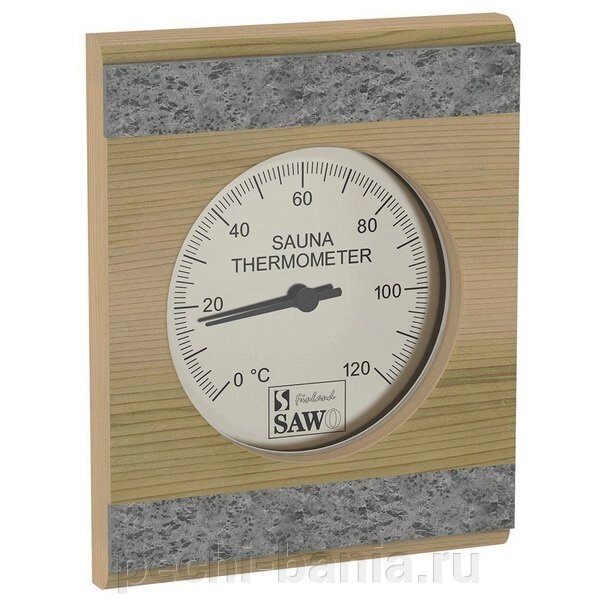 Термометр Sawo 280-tRD (кедр со вставками из камня) - обзор