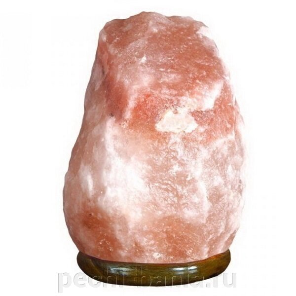 Соляная лампа 30-40 кг 40 см из цельного куска розовой гималайской соли (арт. H) - выбрать