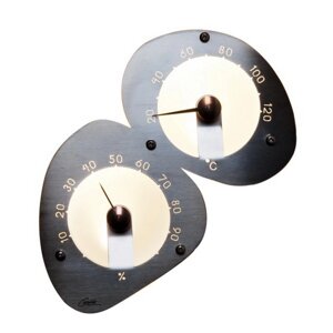 Термогигрометр для сауны Cariitti (1545822, нерж. сталь, требуется 2 оптоволокна D=2-4 мм)