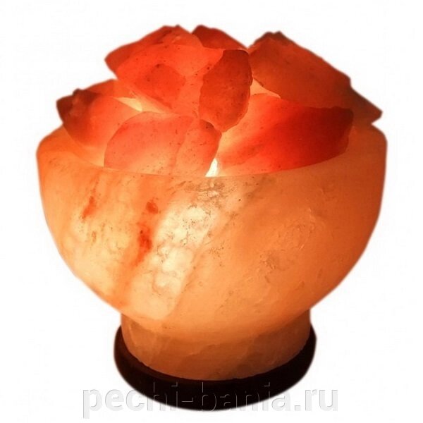 Соляная лампа Огненная Чаша (розовая гималайская соль, арт. FEU) - особенности