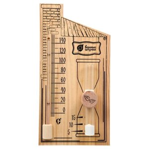 Термометр с песочными часами (27.8х14х5.3 см, арт. БШ 18036)