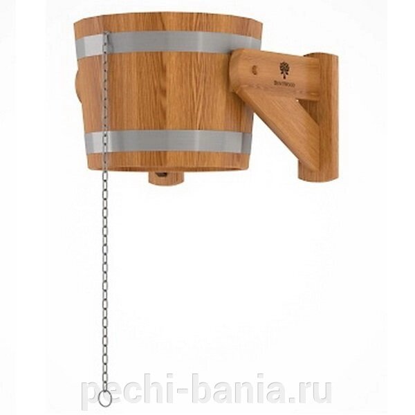 Обливное ведро для бани Bent. Wood 20 л (из дуба натурального) - особенности