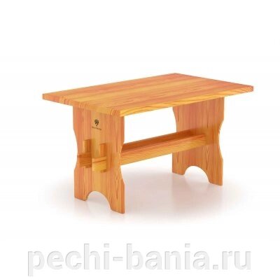 Стол для бани BentWood из лиственницы 1,10 х 0,70 м H = 0,75 м от компании ООО "Ателье Саун" - фото 1