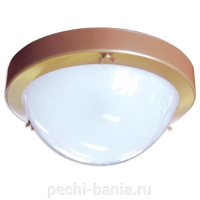 Светильник для бани ТЕРМА 1 золото (до +120 С, IP65, код 1005500575) от компании ООО "Ателье Саун" - фото 1
