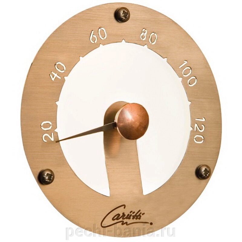Термометр для сауны Cariitti (1545812, нерж. сталь, требуется 1 оптоволокно D=2-6 мм) от компании ООО "Ателье Саун" - фото 1