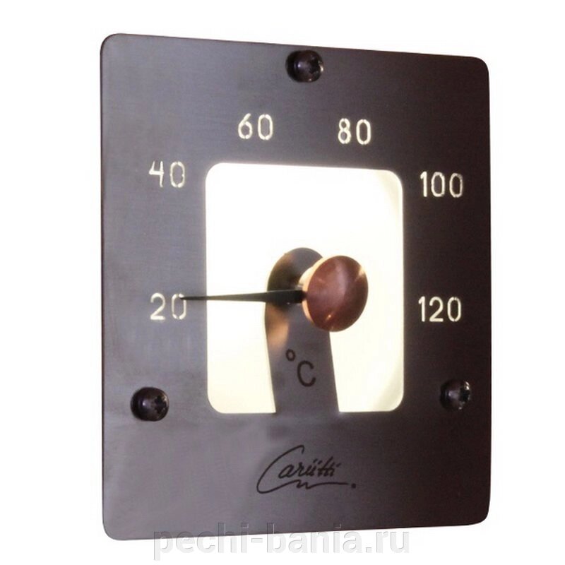 Термометр для сауны Cariitti SQ (1545828, нерж. сталь, требуется 1 оптоволокно D=2-4 мм) от компании ООО "Ателье Саун" - фото 1