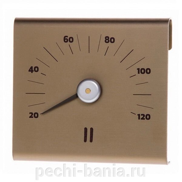 Термометр для сауны Tammer-Tukku Rento алюминиевый (шампань, арт. 223830) от компании ООО "Ателье Саун" - фото 1