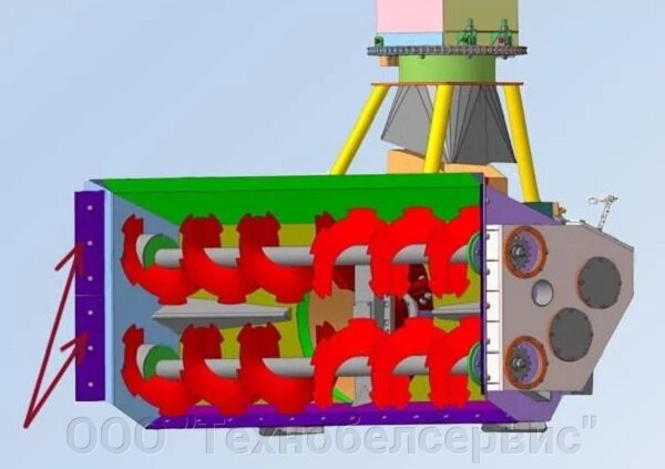 Нож ШРС-2.01.001 (боковой) от компании ООО "Технобелсервис" - фото 1