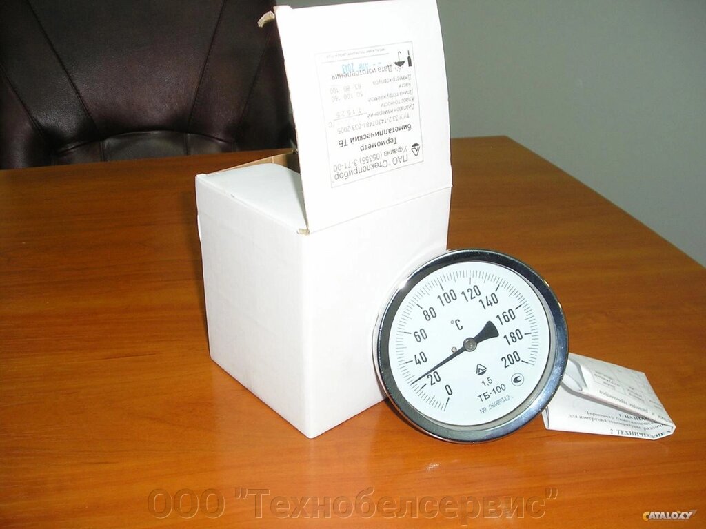 Термометр ТБП-100-100 (0+200-1, 5-О) от компании ООО "Технобелсервис" - фото 1