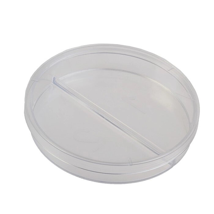 Чашка микробиологическая (Петри) полимерная Ø 90 мм стерильная двухсекционная от компании Эксперт Центр - фото 1
