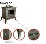 Печь камин Kratki Koza K7