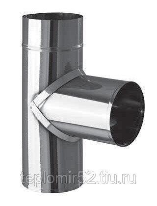 Тройник 90-180-нержавейка 1мм (сталь  304) - характеристики