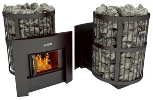 Печь для бани Grill’D Leo 240 window black