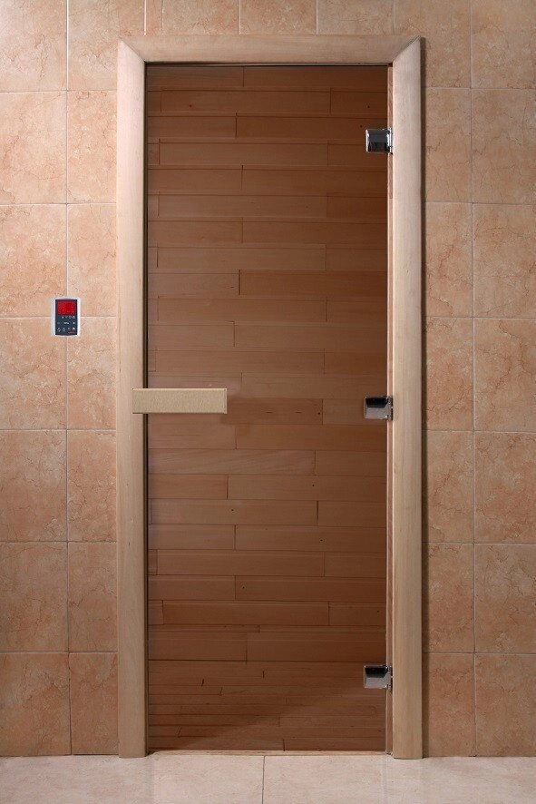 Дверь банная DW 2000х800 ольха бронза матовое - опт