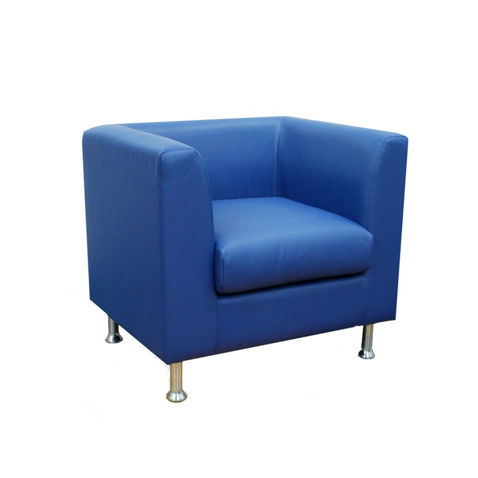 GRUPPO 396GRUPPO 396 Кресло Опус, иск. кожа цвет синий от компании Мебельный интернет-магазин «Solo» - фото 1