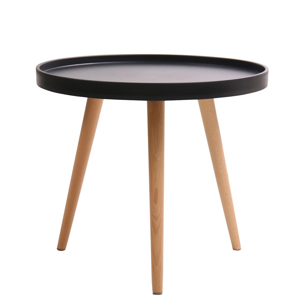 Кофейный столик Aurora диам.50x 44.5см, чёрный ##от компании## Мебельный интернет-магазин «Solo» - ##фото## 1