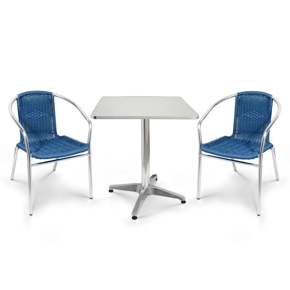 Комплект мебели  LFT-3199E/T3125-60x60 Blue (2+1) ##от компании## Мебельный интернет-магазин «Solo» - ##фото## 1