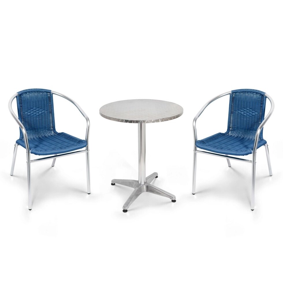 Комплект мебели LFT-3199E/T3127-D60 Blue (2+1) от компании Мебельный интернет-магазин «Solo» - фото 1