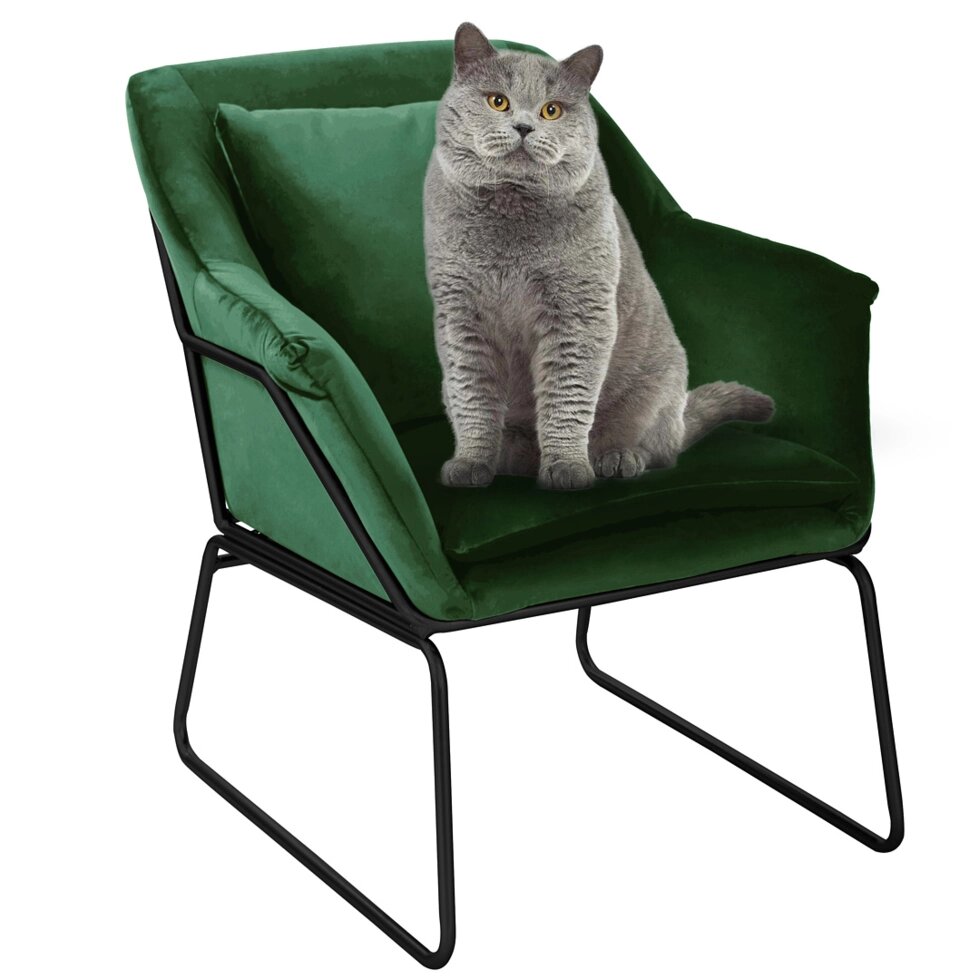 Кресло ALEX зеленый от компании Мебельный интернет-магазин «Solo» - фото 1