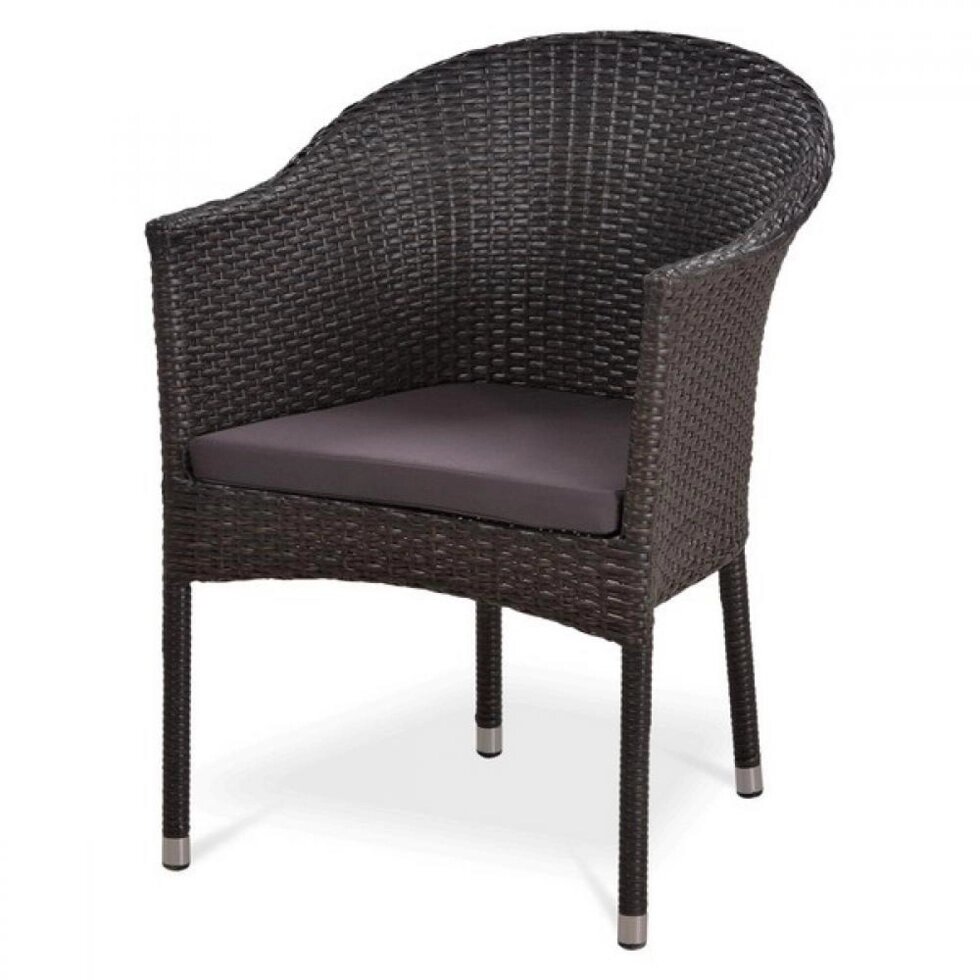 Кресло плетеное Y350G-W53 Brown ##от компании## Мебельный интернет-магазин «Solo» - ##фото## 1