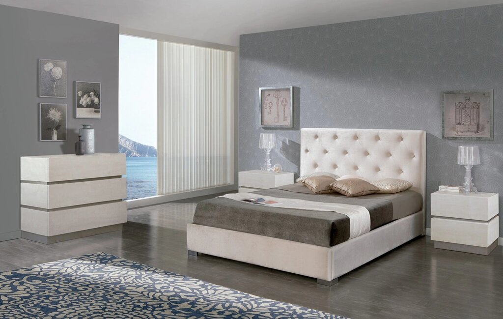 Кровать DUPEN 626 ANA IVORY от компании Мебельный интернет-магазин «Solo» - фото 1