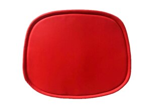 Подушка для стульев серии "Eames" из эко кожи, красная