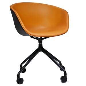 Кресло HAY CHAIR тёмно-серый, оранжевый