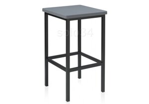 Барный стул Мебель России Лофт темно-серый / черный матовый