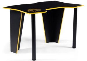 Компьютерный стол Мебель России Алид черный / желтый