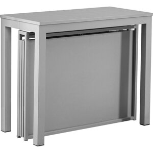 Стол раздвижной ALBA 45-225х90х75см серый